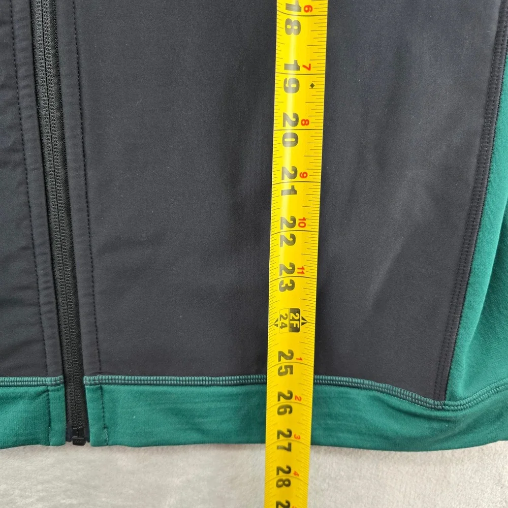 Smartwool active Wind Vest‎ Mens Medium Green Merino Wool Full Zip Active Layer